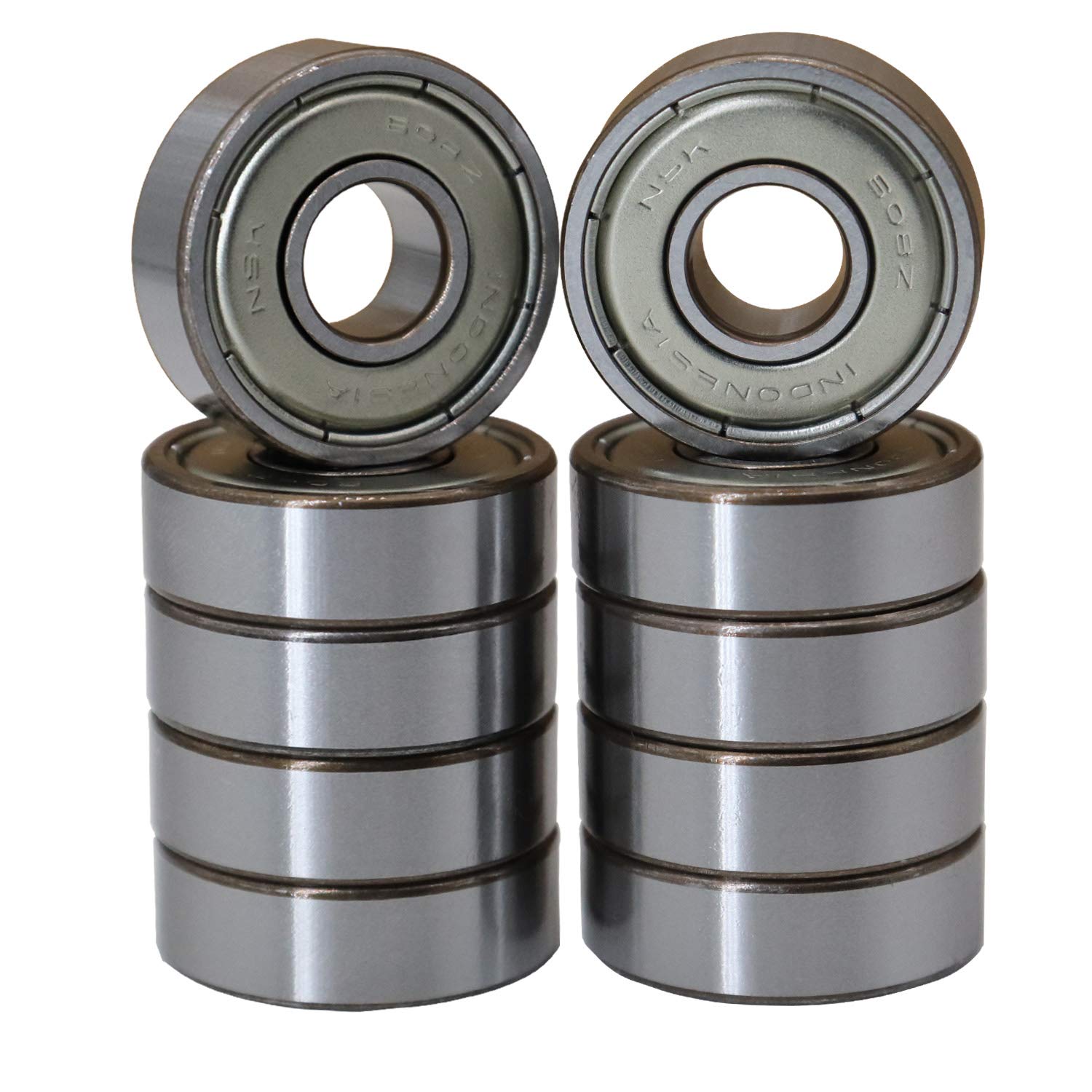 岩礁　55NS 27cm NSK 608ZZ 10Pcs Precision Bearings 8x22x7mm, Rotating Quiet